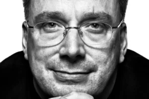 a closeup of a man wearing glasses