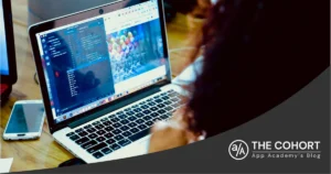 person working on a laptop