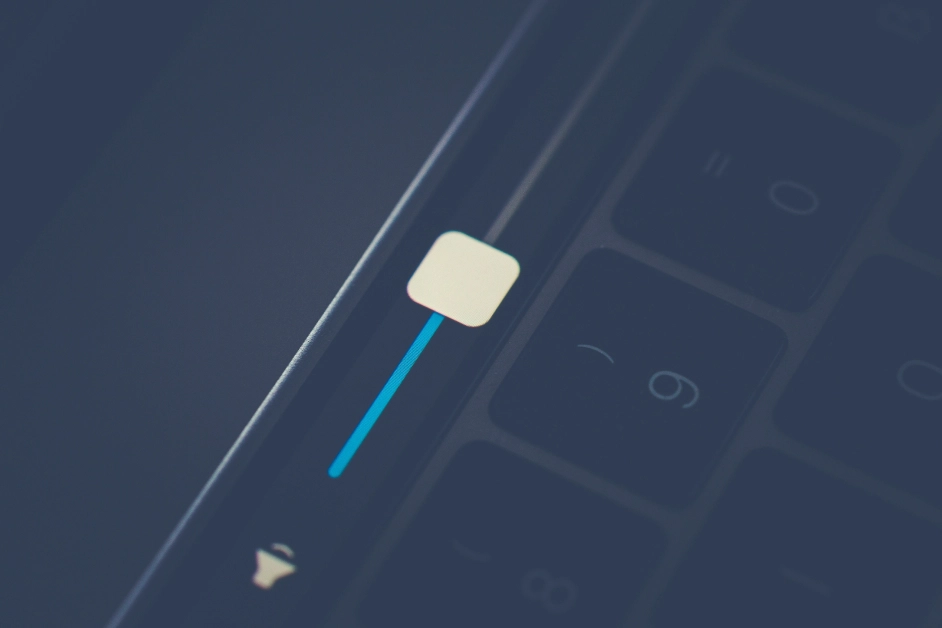a macbook touch bar