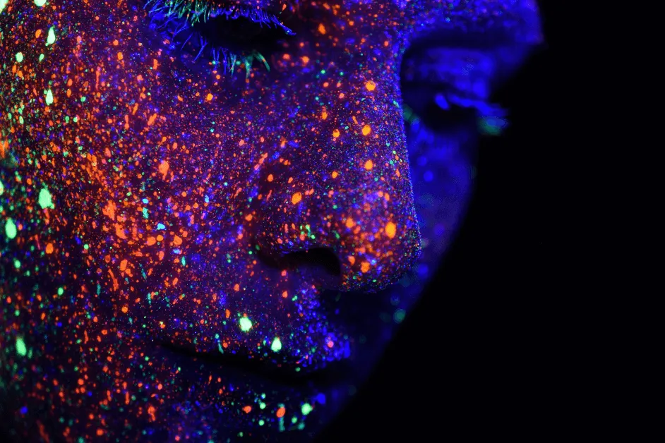 ai machine learning person on dark background